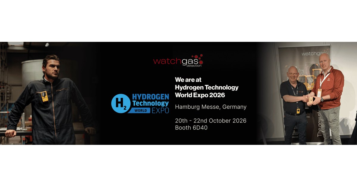 WatchGas parodoje Hydrogen Technology World Expo 2026