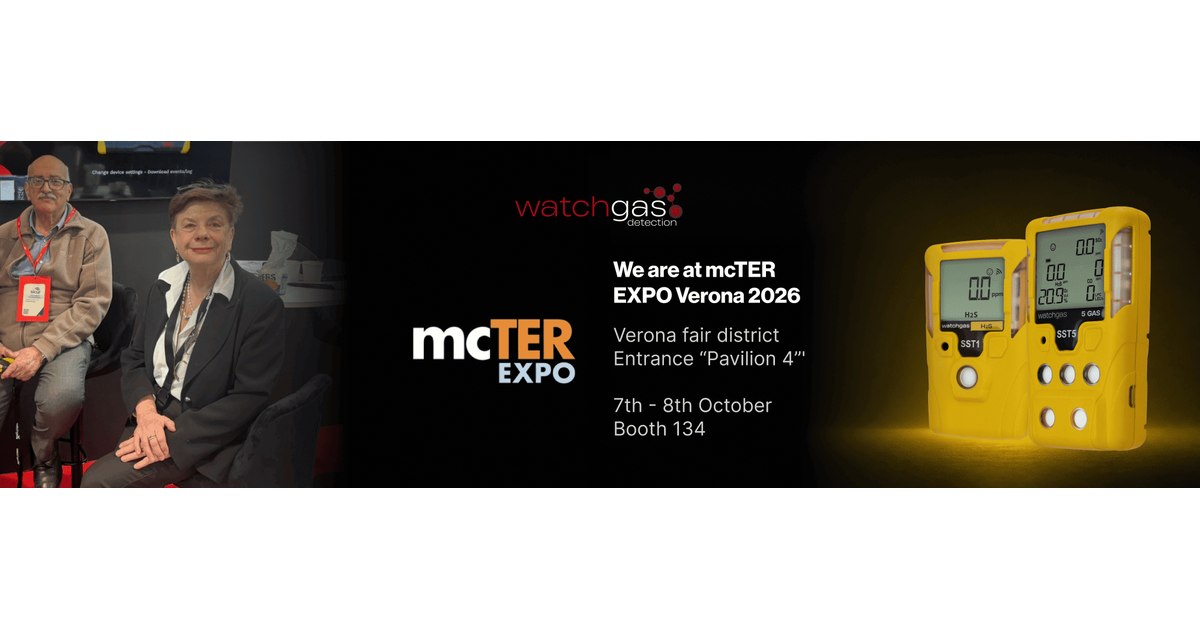 WatchGas parodoje mcTER EXPO Verona 2026