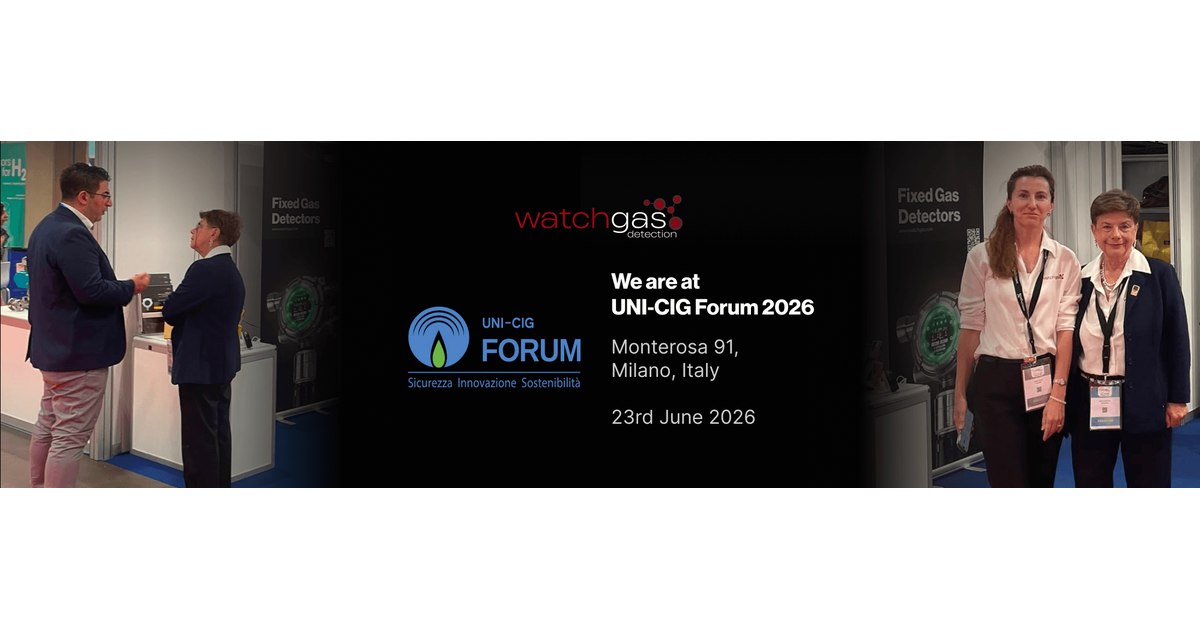 WatchGas dujų technologijų forume UNI-CIG 2026
