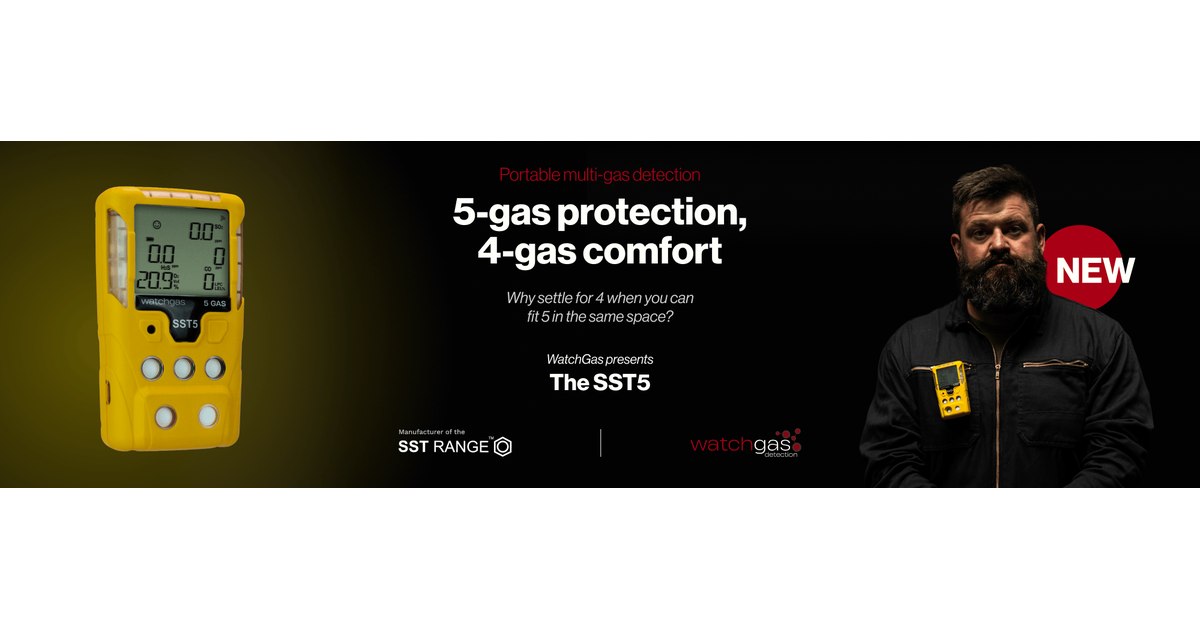 WatchGas pristato SST5 penkių dujų detektorių