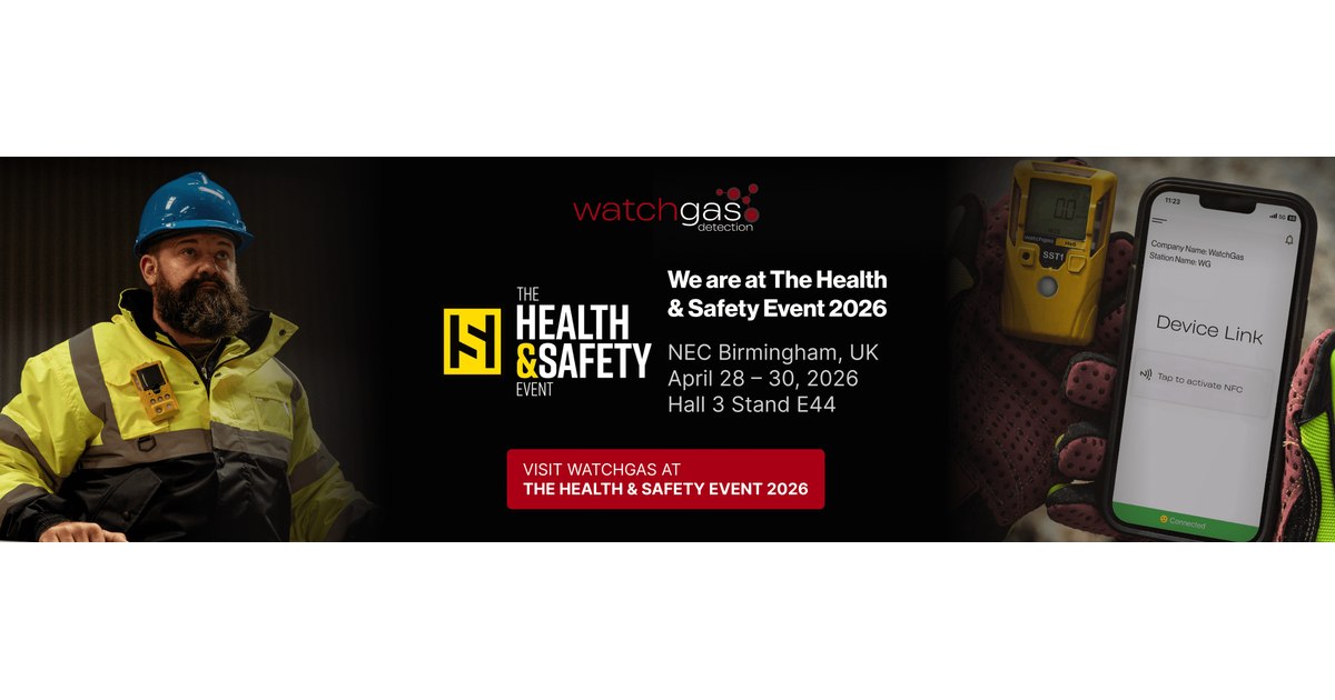 WatchGas parodoje The Health & Safety Event 2026