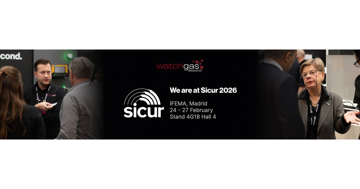 WatchGas sprendimai parodoje SICUR 2026