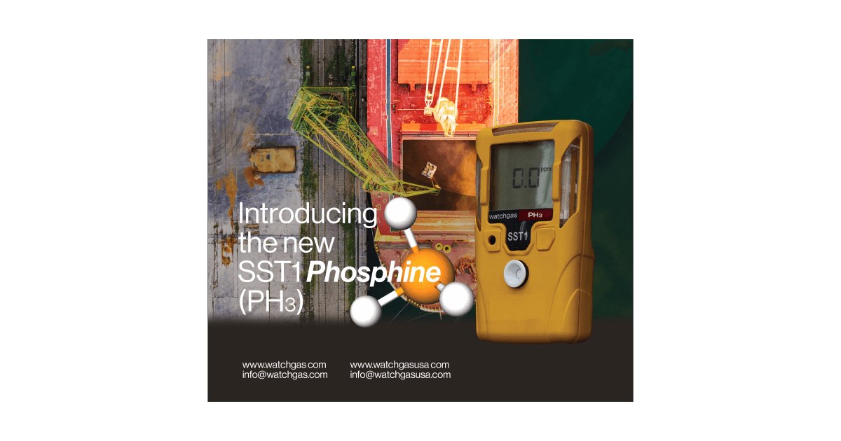 SST1 šeimos fosfino PH₃ detektoriaus pristatymas